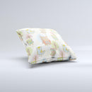 Various Cartoon Owls Pattern ink-Fuzed Decorative Throw Pillow