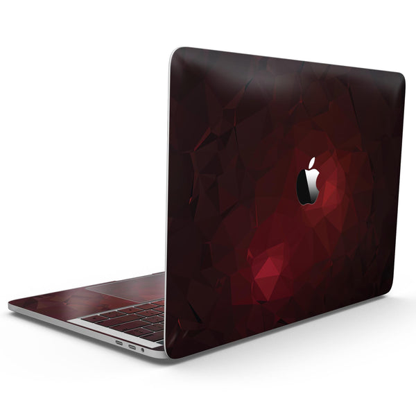 MacBook Pro with Touch Bar Skin Kit - Varying_Shades_of_Red_Geometric_Shapes-MacBook_13_Touch_V9.jpg?