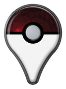 Varying Shades of Red Geometric Shapes Pokémon GO Plus Vinyl Protective Decal Skin Kit