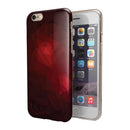 Varying Shades of Red Geometric Shapes iPhone 6/6s or 6/6s Plus 2-Piece Hybrid INK-Fuzed Case
