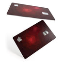 Varying Shades of Red Geometric Shapes - Premium Protective Decal Skin-Kit for the Apple Credit Card