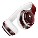 Varying Shades of Red Geometric Shapes Full-Body Skin Kit for the Beats by Dre Solo 3 Wireless Headphones
