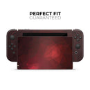 Varying Shades of Red Geometric Shapes // Skin Decal Wrap Kit for Nintendo Switch Console & Dock, Joy-Cons, Pro Controller, Lite, 3DS XL, 2DS XL, DSi, or Wii - Vinyl Skin Wrap for Nintendo Switch 2, OLED, Lite, Pro Controller, Wii & Classic Handhelds