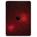 Varying Shades of Red Geometric Shapes - Full Body Skin Decal for the Apple iPad Pro 12.9", 11", 10.5", 9.7", Air or Mini (All Models Available)