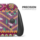 Vector Aztec Birdy Pattern // Skin Decal Wrap Kit for Nintendo Switch Console & Dock, Joy-Cons, Pro Controller, Lite, 3DS XL, 2DS XL, DSi, or Wii - Vinyl Skin Wrap for Nintendo Switch 2, OLED, Lite, Pro Controller, Wii & Classic Handhelds