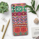 Vector Aztec Birdy Pattern - Skin-Kit for the Samsung Galaxy S-Series S20, S20 Plus, S20 Ultra , S10 & others (All Galaxy Devices Available)