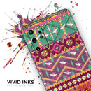 Vector Aztec Birdy Pattern - Skin-Kit for the Samsung Galaxy S-Series S20, S20 Plus, S20 Ultra , S10 & others (All Galaxy Devices Available)