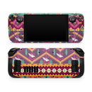 Vector Aztec Birdy Pattern // Full Body Skin Decal Wrap Kit for the Steam Deck handheld gaming computer