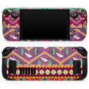 Vector Aztec Birdy Pattern // Full Body Skin Decal Wrap Kit for the Steam Deck handheld gaming computer