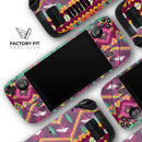 Vector Aztec Birdy Pattern // Full Body Skin Decal Wrap Kit for the Steam Deck handheld gaming computer