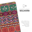 Vector Aztec Birdy Pattern - Full Body Skin Decal for the Apple iPad Pro 12.9", 11", 10.5", 9.7", Air or Mini (All Models Available)