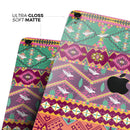 Vector Aztec Birdy Pattern - Full Body Skin Decal for the Apple iPad Pro 12.9", 11", 10.5", 9.7", Air or Mini (All Models Available)
