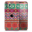 Vector Aztec Birdy Pattern - Protective Skin Wrap & Decal – Compatible with iPhone SE to iPhone 17 Pro Max (All Models)