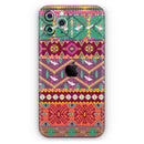 Vector Aztec Birdy Pattern - Protective Skin Wrap & Decal – Compatible with iPhone SE to iPhone 17 Pro Max (All Models)