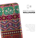 Vector Aztec Birdy Pattern - Protective Skin Wrap & Decal – Compatible with iPhone SE to iPhone 17 Pro Max (All Models)