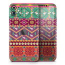 Vector Aztec Birdy Pattern - Protective Skin Wrap & Decal – Compatible with iPhone SE to iPhone 17 Pro Max (All Models)