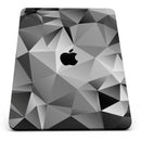 Vector Black & White Abstract Connect Pattern - Full Body Skin Decal for the Apple iPad Pro 12.9", 11", 10.5", 9.7", Air or Mini (All Models Available)
