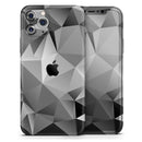 Vector Black & White Abstract Connect Pattern - Protective Skin Wrap & Decal – Compatible with iPhone SE to iPhone 17 Pro Max (All Models)