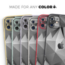 Vector Black & White Abstract Connect Pattern - Protective Skin Wrap & Decal – Compatible with iPhone SE to iPhone 17 Pro Max (All Models)