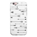 Vector Black Arrows iPhone 6/6s or 6/6s Plus 2-Piece Hybrid INK-Fuzed Case