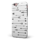 Vector Black Arrows iPhone 6/6s or 6/6s Plus 2-Piece Hybrid INK-Fuzed Case