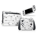 Vector Black Arrows // Skin Decal Wrap Kit for Nintendo Switch Console & Dock, Joy-Cons, Pro Controller, Lite, 3DS XL, 2DS XL, DSi, or Wii - Vinyl Skin Wrap for Nintendo Switch 2, OLED, Lite, Pro Controller, Wii & Classic Handhelds