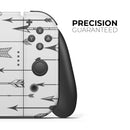 Vector Black Arrows // Skin Decal Wrap Kit for Nintendo Switch Console & Dock, Joy-Cons, Pro Controller, Lite, 3DS XL, 2DS XL, DSi, or Wii - Vinyl Skin Wrap for Nintendo Switch 2, OLED, Lite, Pro Controller, Wii & Classic Handhelds