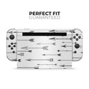 Vector Black Arrows // Skin Decal Wrap Kit for Nintendo Switch Console & Dock, Joy-Cons, Pro Controller, Lite, 3DS XL, 2DS XL, DSi, or Wii - Vinyl Skin Wrap for Nintendo Switch 2, OLED, Lite, Pro Controller, Wii & Classic Handhelds