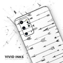 Vector Black Arrows - Premium Vinyl Skin Decal for Samsung Galaxy S25 Ultra, S24, S23, S22 & All Galaxy S Models