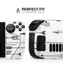 Vector Black Arrows // Full Body Skin Decal Wrap Kit for the Steam Deck handheld gaming computer