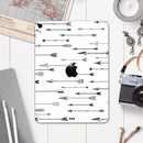 Vector Black Arrows - Full Body Skin Decal for the Apple iPad Pro 12.9", 11", 10.5", 9.7", Air or Mini (All Models Available)