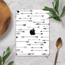 Vector Black Arrows - Full Body Skin Decal for the Apple iPad Pro 12.9", 11", 10.5", 9.7", Air or Mini (All Models Available)