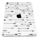 Vector Black Arrows - Full Body Skin Decal for the Apple iPad Pro 12.9", 11", 10.5", 9.7", Air or Mini (All Models Available)