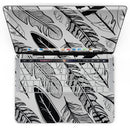 MacBook Pro with Touch Bar Skin Kit - Vector_Black_and_White_Feathers-MacBook_13_Touch_V4.jpg?