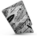 MacBook Pro with Touch Bar Skin Kit - Vector_Black_and_White_Feathers-MacBook_13_Touch_V6.jpg?