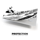 Vector Black and White Feathers - Premium Protective Decal Skin-Kit for the Apple Credit Card