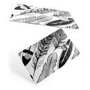 Vector Black and White Feathers - Premium Protective Decal Skin-Kit for the Apple Credit Card
