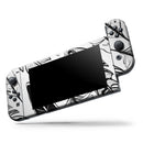 Vector Black and White Feathers // Skin Decal Wrap Kit for Nintendo Switch Console & Dock, Joy-Cons, Pro Controller, Lite, 3DS XL, 2DS XL, DSi, or Wii - Vinyl Skin Wrap for Nintendo Switch 2, OLED, Lite, Pro Controller, Wii & Classic Handhelds