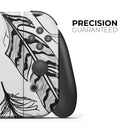 Vector Black and White Feathers // Skin Decal Wrap Kit for Nintendo Switch Console & Dock, Joy-Cons, Pro Controller, Lite, 3DS XL, 2DS XL, DSi, or Wii - Vinyl Skin Wrap for Nintendo Switch 2, OLED, Lite, Pro Controller, Wii & Classic Handhelds