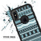 Vector Blue & Black Aztec Pattern V2 - Skin Kit for the iPhone OtterBox Cases