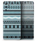 Vector Blue & Black Aztec Pattern V2 - Skin-Kit for the Samsung Galaxy S-Series S20, S20 Plus, S20 Ultra , S10 & others (All Galaxy Devices Available)