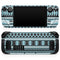 Vector Blue & Black Aztec Pattern V2 // Full Body Skin Decal Wrap Kit for the Steam Deck handheld gaming computer
