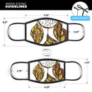 Vector Dreamcatcher - Made in USA Mouth Cover Unisex Anti-Dust Cotton Blend Reusable & Washable Face Mask with Adjustable Sizing for Adult or Child