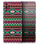 Vector Green & Pink Aztec Pattern - Premium Vinyl Skin Decal for Samsung Galaxy S25 Ultra, S24, S23, S22 & All Galaxy S Models