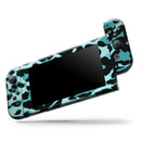 Vector Hot Turquoise Cheetah Print // Skin Decal Wrap Kit for Nintendo Switch Console & Dock, Joy-Cons, Pro Controller, Lite, 3DS XL, 2DS XL, DSi, or Wii - Vinyl Skin Wrap for Nintendo Switch 2, OLED, Lite, Pro Controller, Wii & Classic Handhelds