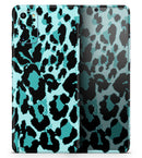 Vector Hot Turquoise Cheetah Print - Skin-Kit for the Samsung Galaxy S-Series S20, S20 Plus, S20 Ultra , S10 & others (All Galaxy Devices Available)