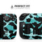 Vector Hot Turquoise Cheetah Print // Full Body Skin Decal Wrap Kit for the Steam Deck handheld gaming computer