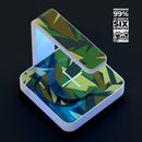 Vector Jagged Camouflage UV Germicidal Sanitizing Sterilizing Wireless Smart Phone Screen Cleaner + Charging Station