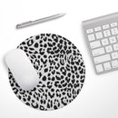 Vector Leopard Animal Print// WaterProof Rubber Foam Backed Anti-Slip Mouse Pad for Home Work Office or Gaming Computer Desk