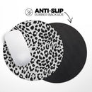 Vector Leopard Animal Print// WaterProof Rubber Foam Backed Anti-Slip Mouse Pad for Home Work Office or Gaming Computer Desk